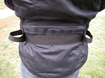 Pillion Belt from behind